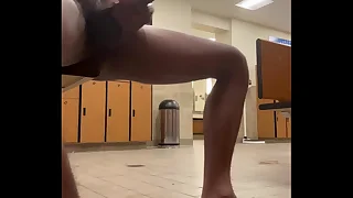 Locker room jerk off bbc
